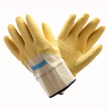 (LG-020) Gants de travail de sécurité protectrice au travail Latex Revêtue